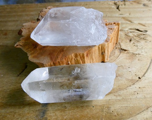 Large clear quartz crystal - 2,