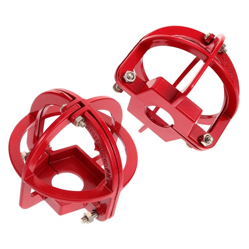 2pcs red metal fire - 2pcs,