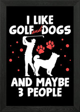 Golf Dog Golfing Dog Lover