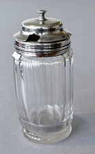 Antique sterling silver lid &
