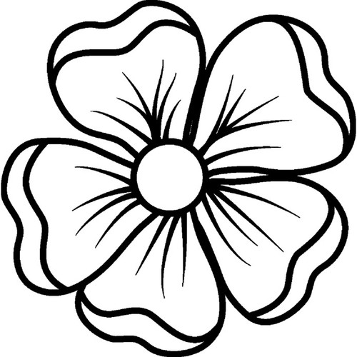 Poppy unmounted rubber stamp - unmounted,