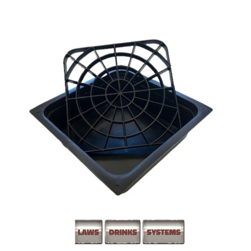 Plastic beer drip tray square - plastic,