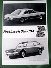 Fiat 128/130 Coupe Original 1972 Magazine Page Advert