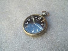 Vintage WW2 Helvetia German Military DH Pocket Watch