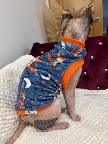 Squish velour velvet sphynx - velour,