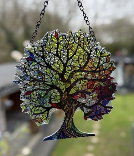 Tree life stained - stained, glass