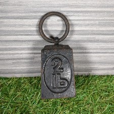 Vintage 2lb Black Cast Iron