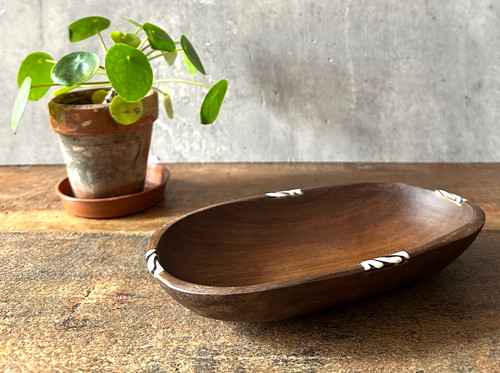 Hand carved wooden decorative - carved,