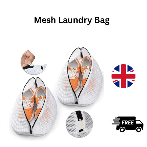 Mesh laundry bag for trainers - laundry,