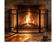 Calidola 3 panel fireplace