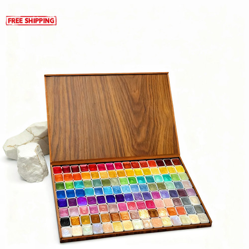Glitter watercolor paint - paint, set