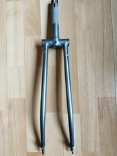 VINTAGE RALEIGH STEEL 1" THREADED STEERER 27/700 RETRO ROAD BIKE FORK