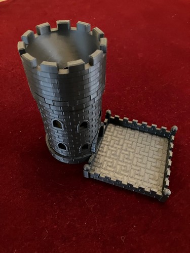 Castle dice tower tabletop - tower,