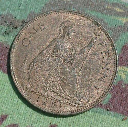 George 1951 penny - 🌟, vi: