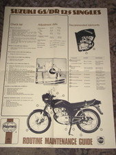 SUZUKI GS/DR125 SINGLES