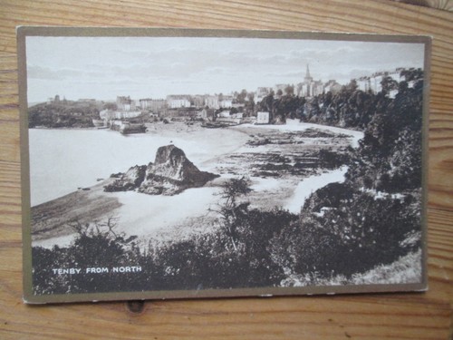 Postcard tenby from north - postcard,