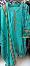 Lawn Salwar Kameez 3 Piece New Pakistani Stitched Suit Punjabi Dress Casual Hot