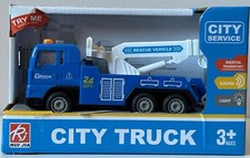 Lorry/Truck Tug Ruijia Light Sounds Model Toy New in Box Probably 1:32