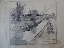 Vintage Frank Patterson The River Ems Westbourne print