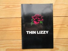 "Thin Lizzy" Tourbook Japan Tour 1979 Program Printed in Japan