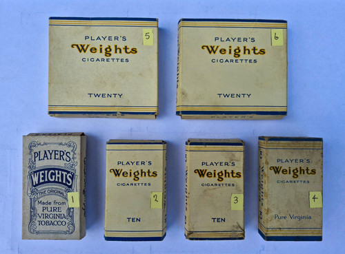 Vintage player weights - 6x, player’s