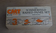 CMT The Sommerfield Raised Panel Set - Made In Italy. 1/2 Inch Shank