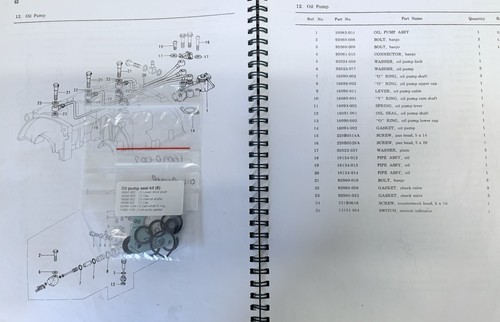 New kawasaki oil pump - oil,