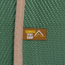 Polypropylene Matting for 3M - 6M Bell Tents – Full & Half Moon – Forest Green