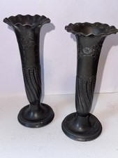 Pair of Vintage Pewter