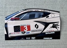 WOW!!! Curved Chevrolet Corvette C8 Z06 Gt3 R  Race Car  Sign #3 Sebring Daytona