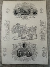 Antique Print Hunting c1860s