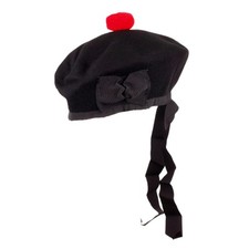Men's Black Balmoral Bonnet