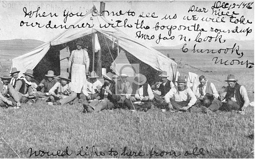1906 cattle drive - camp, cook