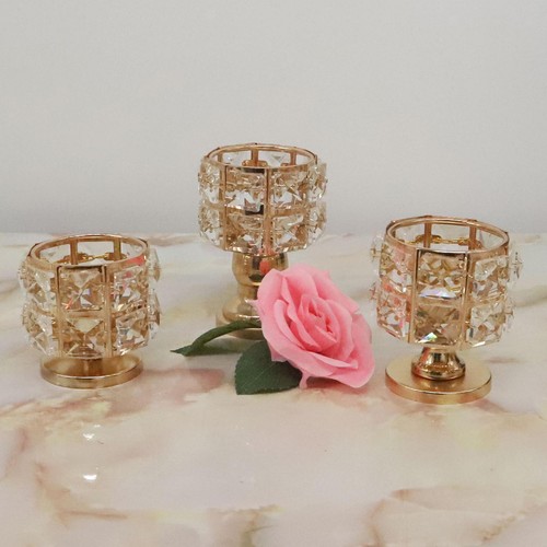 Crystal tealight votive candle - crystal,