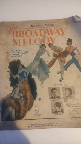 Broadway melody sheet - broadway,