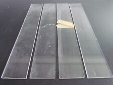 4 GLASS STRIPS 41 X 241mm FOR HUNTER WOODBURNER STOVE