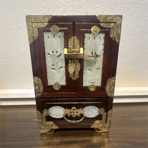 Chinese jewelry box - jewelry, jade