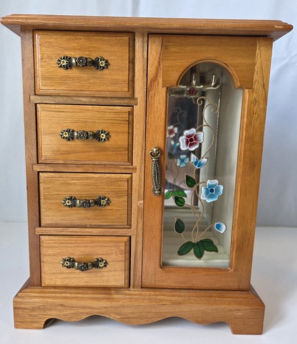 Vintage wooden wardrobe - vintage,