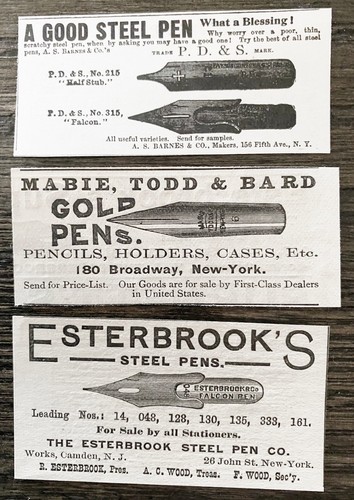 Steel gold pen nibs - steel&gold,