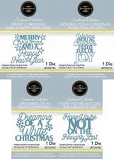 Jamie Rodgers Crafts - Christmas / Festive Sentiment Collection Metal Dies