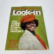 Look-in No. 49 2 Dec 1972 Michael Jackson Cover Junior TVTimes Rare Collectable