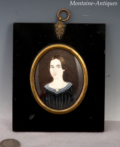 Miniature american portrait - miniature,