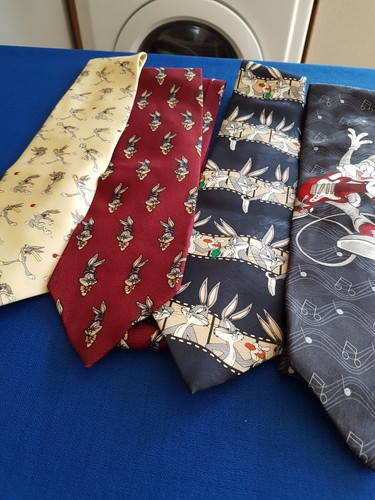 Vintage bugs bunny ties - bugs, x