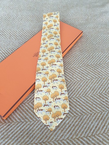 Hermes silktie 7527 - silktie, box