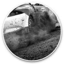 2 x Vinyl Stickers 10cm (bw) -