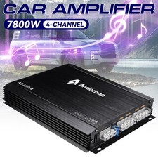7800W 12V Audio Stereo Power Car Amplifier 4-Channel Bass Subwoofer Van Home