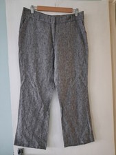 TU 100% Linen cropped Trousers