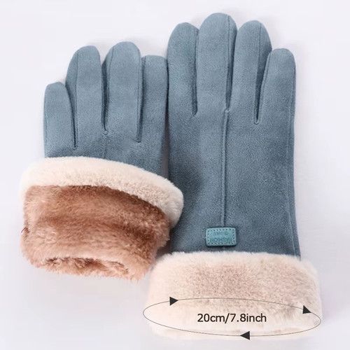 Women ladies winter gloves - ladies,