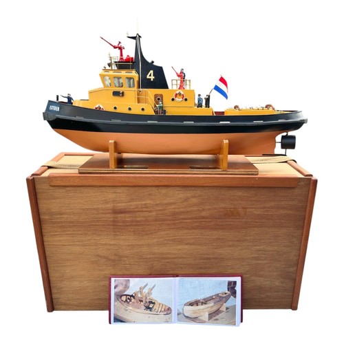 Scratch built model boat - built,