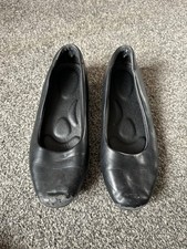 Heavily used cabin crew shoes